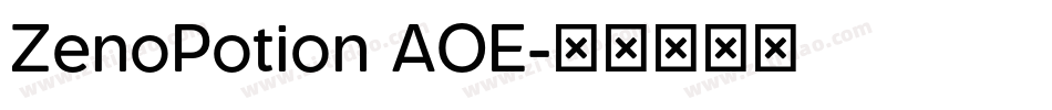 ZenoPotion AOE字体转换